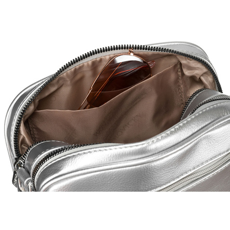 Damen Umhängetasche aus Öko-Leder mit abnehmbarer Geldbörse – Rovicky