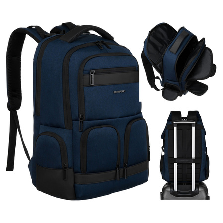 Großer Reiserucksack mit Reißverschlussfächern – Peterson