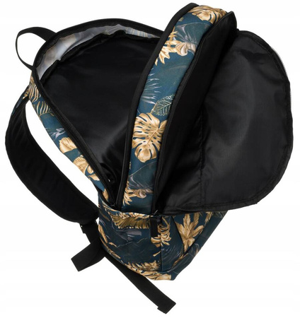 Klassischer Damen Rucksack aus Polyester mit Blumenmuster – Rovicky