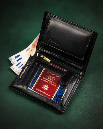 Herren Geldbörse aus Leder ohne äußeren Verschluss – Peterson