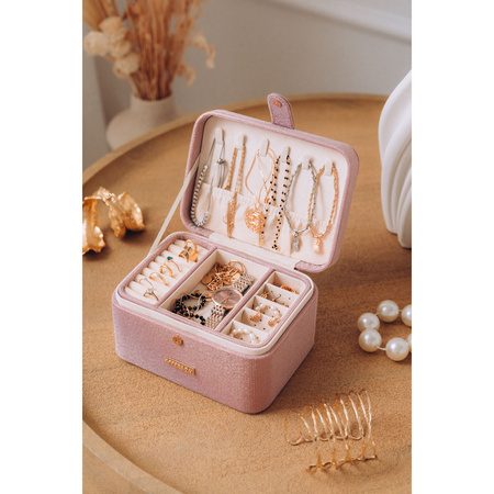 Rosa Schmuckschatulle mit Magnetverschluss – Peterson