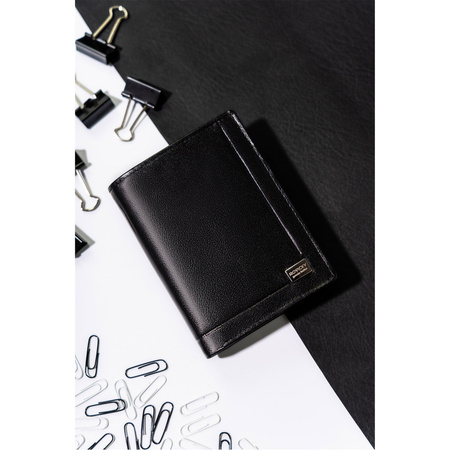 Elegante Herren Geldbörse für Karten mit RFID-Schutz – Rovicky