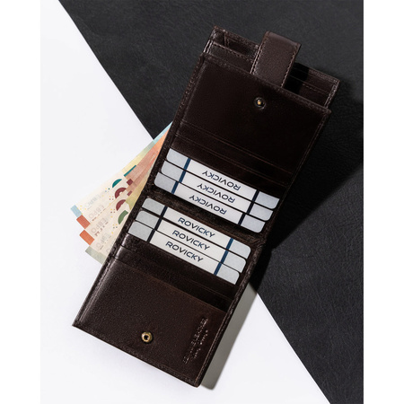 Minimalistische Herren Geldbörse für Karten mit RFID – Rovicky