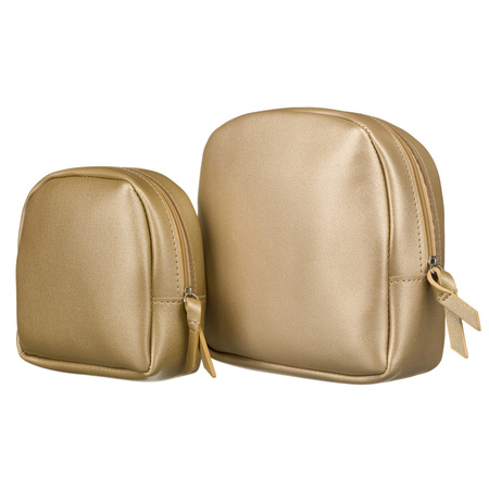 Set aus zwei Damen Kosmetiktaschen aus Öko-Leder – Rovicky