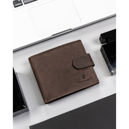 Geschenkset: Herren Geldbörse aus Leder und Schlüsselanhänger – Peterson