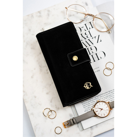 Klassische Damen-Geldbörse aus Öko-Leder – Rovicky