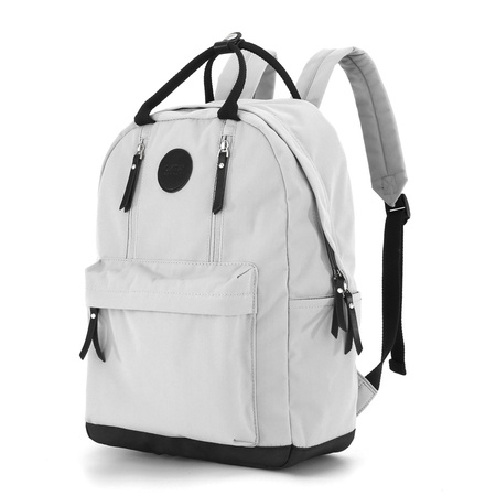 A4 Laptop Rucksack für Arbeit und Schule Hellgrau – Himawari