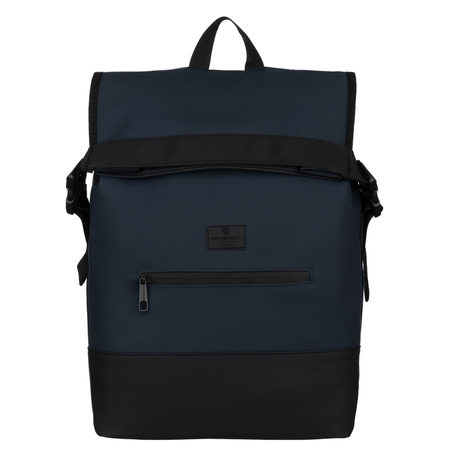 Dunkelblauer Sport-Rucksack mit atmungsaktivem Rückenmaterial – Peterson