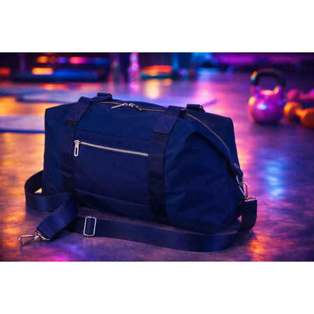 Sportliche Trainingstasche aus Polyester in Navyblau, mit einem Fach – Peterson