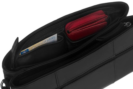 Damen Umhängetasche aus echtem Leder – Peterson