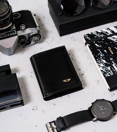 Kleine Herren Geldbörse aus Leder mit RFID-Schutz – Peterson