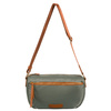Damen Umhängetasche aus Nylon in Grün-Braun – Peterson