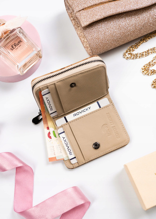 Kleine Damen Geldbörse aus Leder und Öko-Leder – 4U Cavaldi