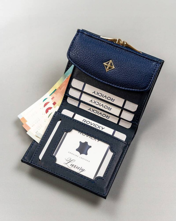 Kleine Damen Geldbörse aus Öko-Leder – Milano Design