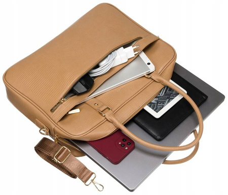 Business Tasche aus Öko-Leder mit Schlangenlederprägung – Peterson