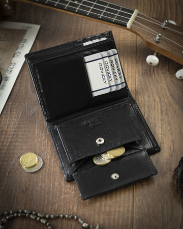 Große Herren Geldbörse aus Echtleder mit RFID Stop – Cavaldi