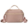 Rosa Damen-Umhängetasche aus Nylon mit Reißverschluss – Peterson