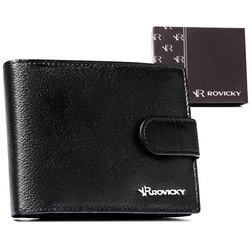 Große geräumige Herren Geldbörse aus echtem Leder – Rovicky