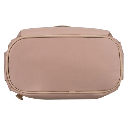 Rosa Damen-Umhängetasche aus Nylon mit Reißverschluss und Magnetverschluss – Peterson