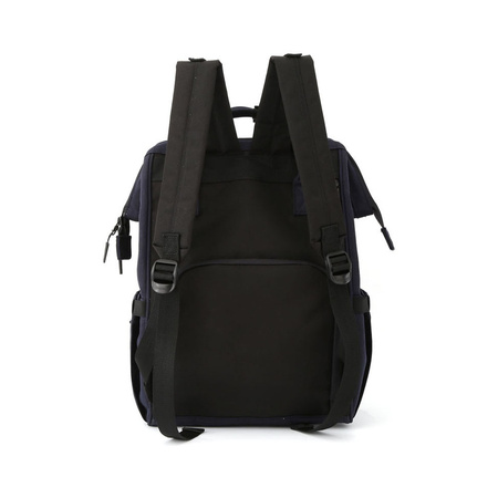 Großer, dunkelblauer Damen Rucksack aus Polyester – Himawari