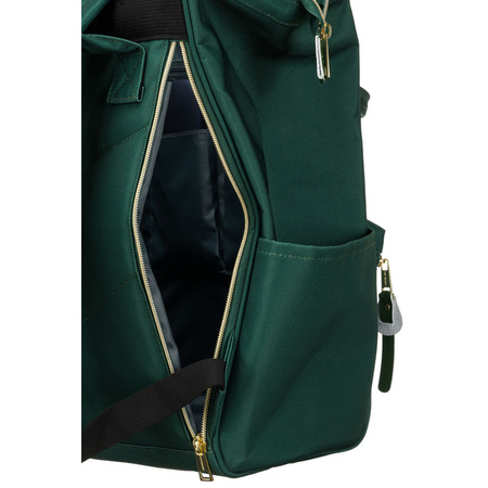 Grüner Damen Reiserucksack mit Laptopfach aus Polyester – Peterson