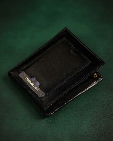 Herren Geldbörse aus Leder ohne äußeren Verschluss – Peterson