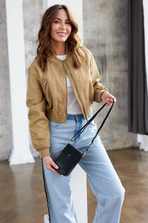 Mini Damen Umhängetasche-Portemonnaie aus Öko-Leder – Peterson