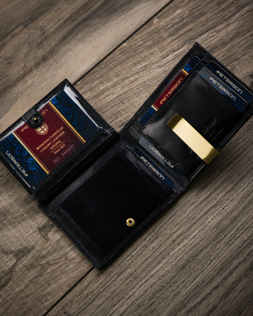 Kleine Herren Geldbörse aus echtem Leder – Peterson