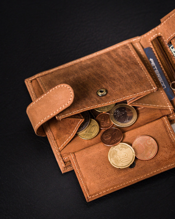 Kompakte Herren Geldbörse mit sicherem Verschluss – Peterson