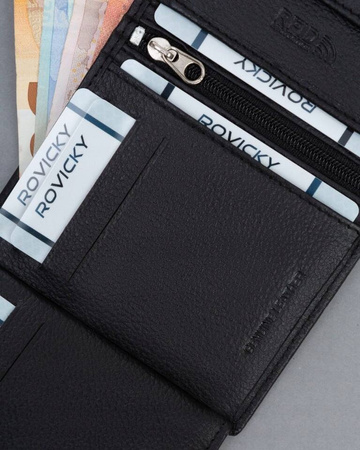 Herren Geldbörse aus Leder mit RFID-Schutz – 4U Cavaldi