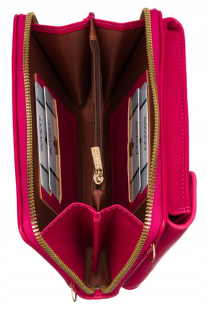 Mini Damen Umhängetasche-Geldbörse 2-in-1 mit langem, abnehmbarem Riemen – 4U Cavaldi