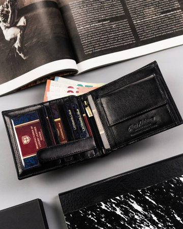 Große Herren Geldbörse aus echtem Leder – Peterson