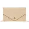 Brokat-Damen-Clutch aus synthetischem Stoff in Goldfarbe - Rovicky
