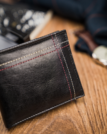 Herren Geldbörse aus Leder Always Wild® für Karten