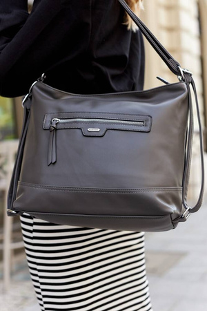 Geräumige Damentasche aus Öko-Leder – Rovicky