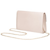Kleine Damen-Clutch aus synthetischem Stoff in Beige – Rovicky