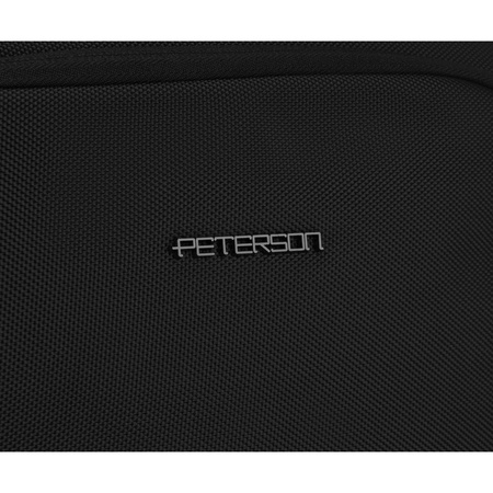 Reise-Rucksack aus Polyester in Schwarz mit Laptopfach - Peterson