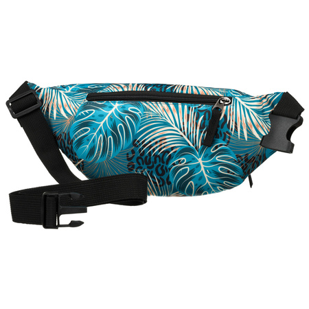 Damen Gürteltasche aus Polyester mit Pflanzenmuster – Rovicky