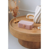 Geräumige, elegante Schatulle in Rosa mit Schlüsselverschluss – Peterson