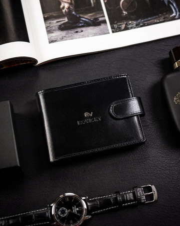 Klassische Herren Geldbörse aus echtem Leder – Rovicky