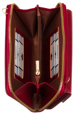 Mini Damen Umhängetasche mit Geldbörsenfunktion und abnehmbarem Riemen – 4U Cavaldi