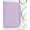 Damen Geldbörse hochformat in hellem Violett aus echtem Leder – Rovicky