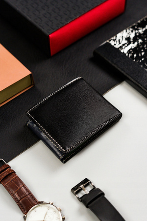 Kleine Herren Geldbörse aus echtem Leder – Rovicky