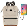 Geräumiger Damen Rucksack mit Fächern und USB-Port – Himawari