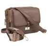 Braune Damen Umhängetasche aus Öko-Leder – Peterson
