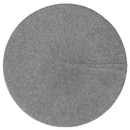 Stilvolles Damen-Barett aus Acryl in Grau – Peterson