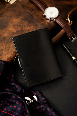 Erweiterte Herren Geldbörse aus echtem Leder mit RFID-Schutz – Rovicky