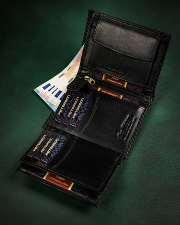 Herren Geldbörse aus Leder mit RFID-Schutz – Peterson