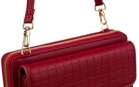 Elegante Mini Damen Handtasche-Geldbörse mit langem, abnehmbarem Riemen – 4U Cavaldi