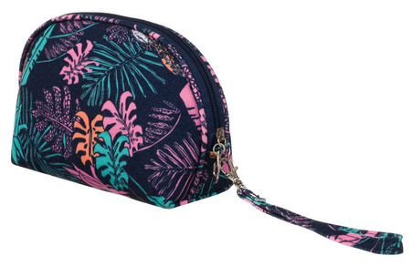 Kompakte Damen Kosmetiktasche mit botanischem Muster – Peterson